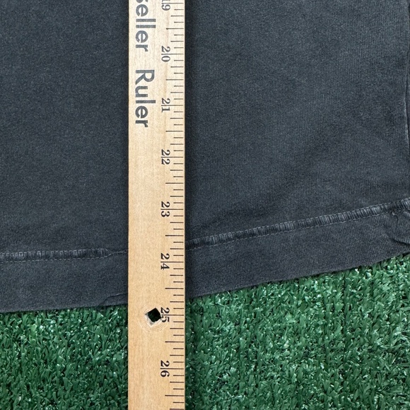 The White Stripes T Shirt Men's Size M Black Boxy Cropped Short Sleeve AF - Picture 6 of 8